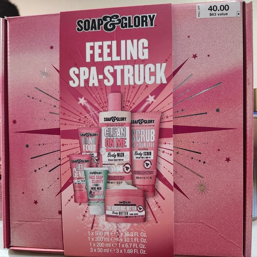 NWT: Soap & Glory Feeling Spa Struck Gift Set
